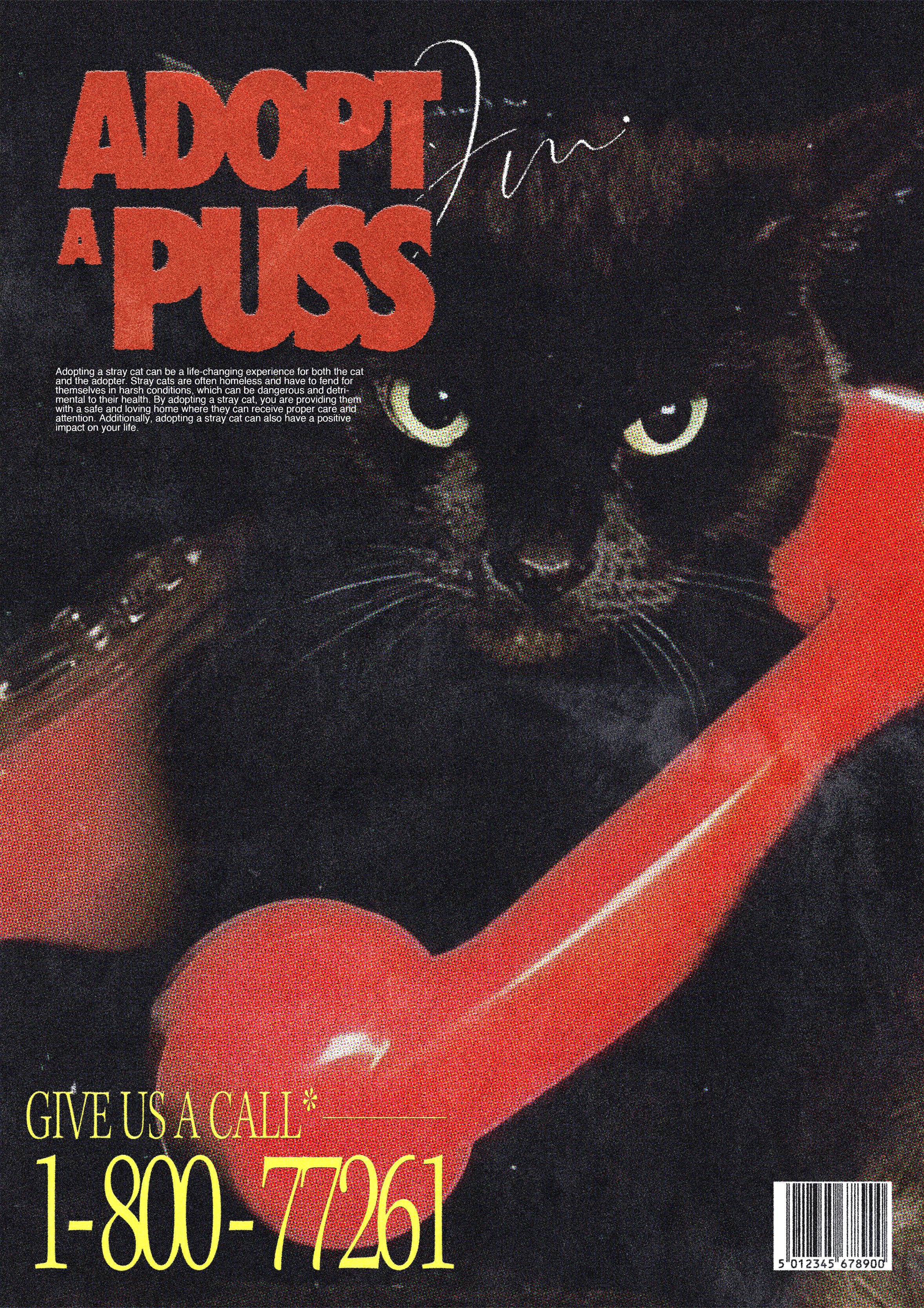 Adopt a Puss Poster